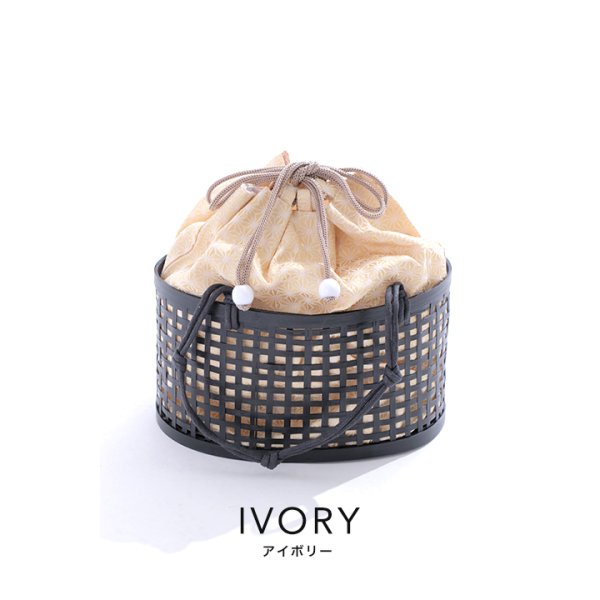 画像4: 麻の葉模様カゴバッグ[YMT]