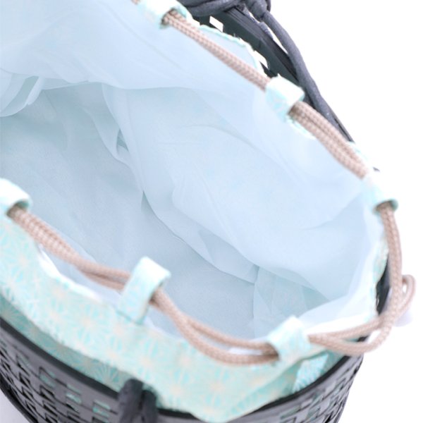 画像8: 麻の葉模様カゴバッグ[YMT]