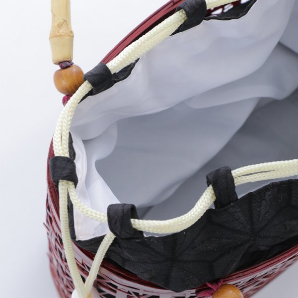 画像7: 竹編み丸型カゴバッグ[HC02]