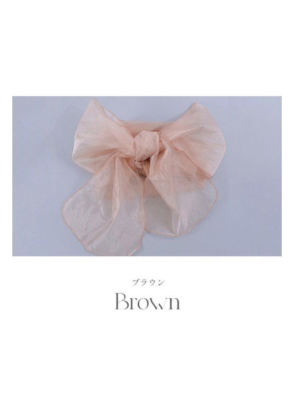 画像6: 【即日発送】【兵児帯】浴衣コーデを華やかにするオーガンジー兵児帯 単品販売[YMT-U]