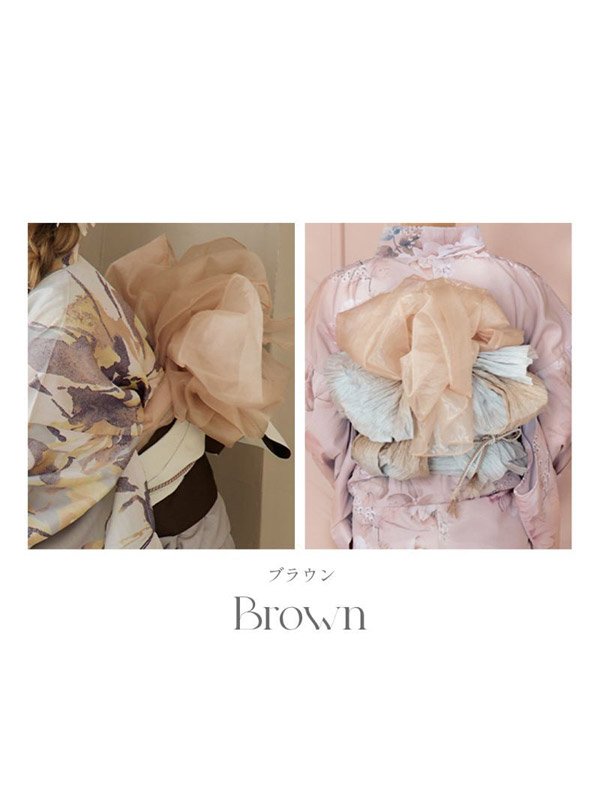 画像18: 【即日発送】【兵児帯】浴衣コーデを華やかにするオーガンジー兵児帯 単品販売[YMT-U]