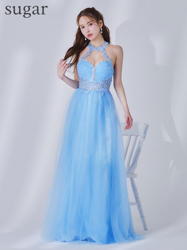 ブルー モデル：ゆめ　身長：160cm　着用サイズ：Sサイズ