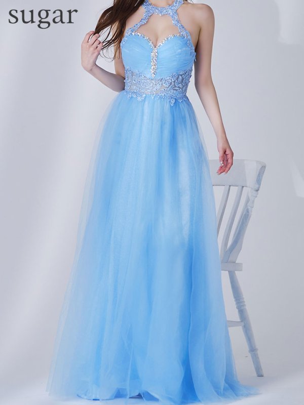 ブルー モデル：ゆめ　身長：160cm　着用サイズ：Sサイズ