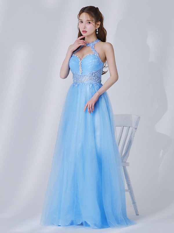 ブルー モデル：ゆめ　身長：160cm　着用サイズ：Sサイズ