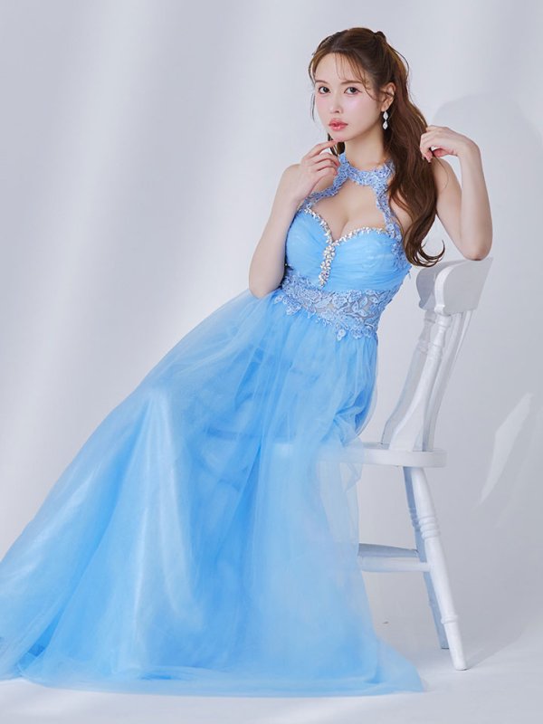 ブルー モデル：ゆめ　身長：160cm　着用サイズ：Sサイズ