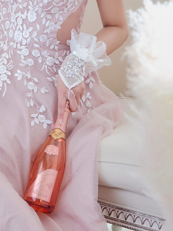 画像15: 【 関西コレクション着用】【Lip line/リップライン】フラワー刺繍/ オフショル/ ラメチュール/ スピンドル/ フレア/ Aライン/ ロングドレス/ キャバドレス long[HC03]