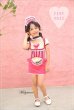 画像6: 【即日発送】アメリカンウェイトレキッズ女の子用（子供衣装ピンク）《ハロウィンコスプレ3点セット》【Malymoon/マリームーン】[HC02] 3540kidsML
