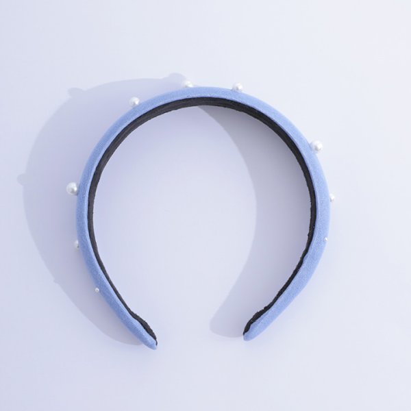 画像6: 【アクセサリー：カチューシャ】パール付きデニムカチューシャ【2カラー】[OF02]