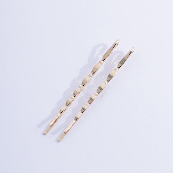 画像3: 【アクセサリー：バレッタ】ゴールドピン&パールバレッタ【1カラー】[OF02-D]