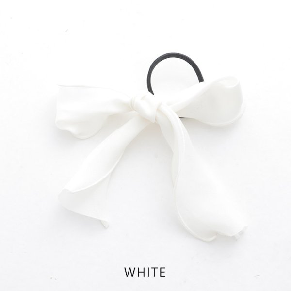 画像3: 【アクセサリー/ヘアゴム】シアーリボンヘアゴム【2カラー】[OF02]