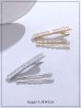 画像2: 【アクセサリー：ヘアピン】クリアビジューヘアピン【2カラー】[OF02] (2)