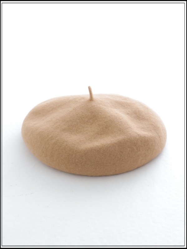 画像4: 【ベレー帽】ブラウンベレー帽【1カラー】[OF03] 