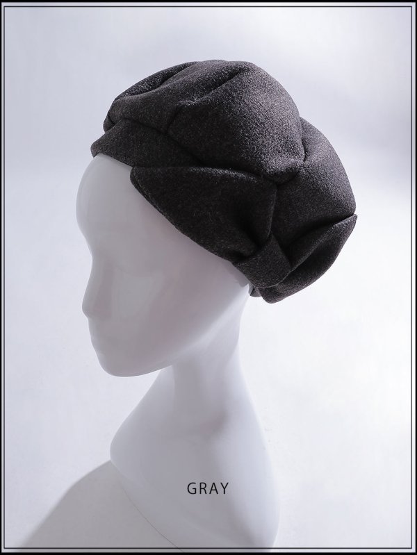 画像2: 【帽子】サイドリボンベレー帽【1カラー】[OF02] 