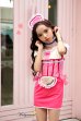 画像9: 【即日発送】アメリカンウェイトレキッズ女の子用（子供衣装ピンク）《ハロウィンコスプレ3点セット》【Malymoon/マリームーン】[HC02] 3540kidsML