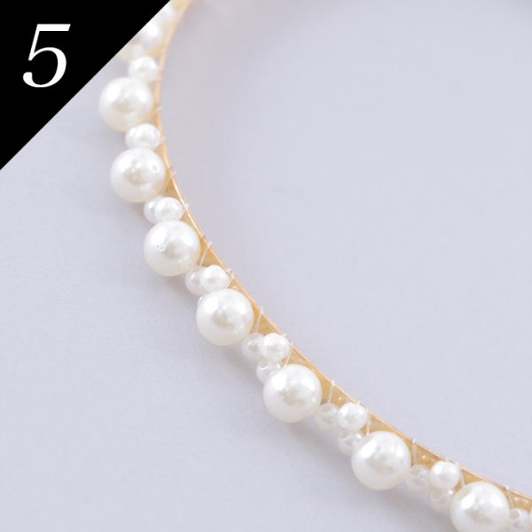 画像13: 【カチューシャ】パールカチューシャ【8種類】[YMT]