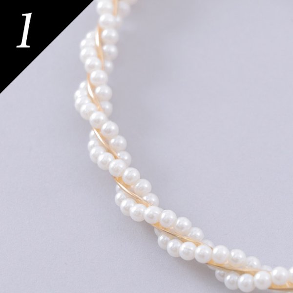 画像5: 【カチューシャ】パールカチューシャ【8種類】[YMT]