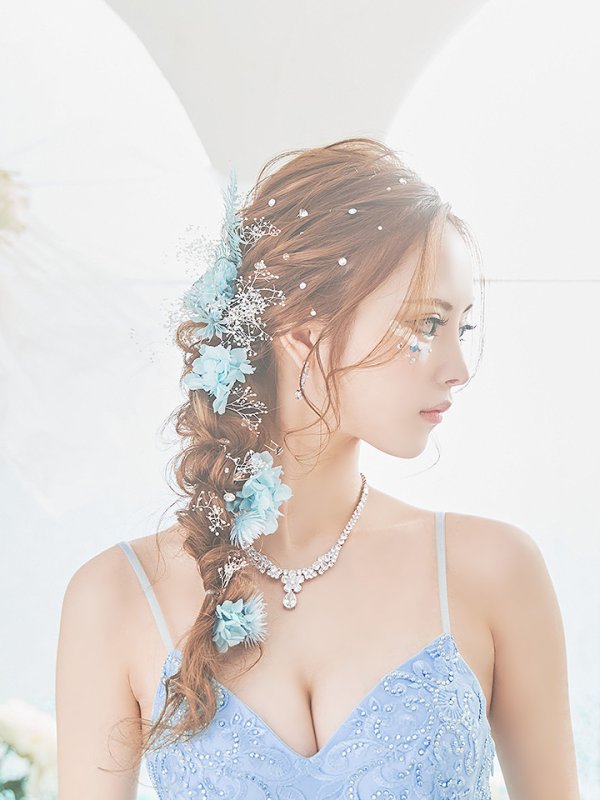 画像10: 【Lip line/リップライン】デザイン刺繍レース/ スピンドル/ キャミソール/ Aライン/ プリンセス/ フレア/ ロングドレス/ キャバドレス long[HC03]