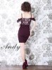 画像18: Andy FashionPress 01 COLLECTION 07【ANDY/アンディ】オフショル/ 切替デザイン/ タイト/ ミニドレス/ キャバドレス[OF05]