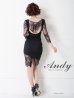 画像20: 【ANDY/アンディ】レース/ 七分袖/ バックリボン/ タイト/ ミニドレス/ キャバドレス[FB03] (20)