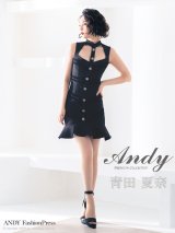 Andy ANDY Fashion Press 05 COLLECTION 04【ANDY/アンディ】カットアウト/ ノースリーブ/ タイト/ 裾フリル/ ミニドレス/ キャバドレス[OF05]