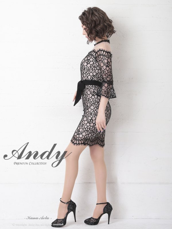 画像22: Andy ANDY Fashion Press 11 COLLECTION 06【ANDY/アンディ】総レース/ オフショルデザイン/ ハーフスリーブ/ 袖あり/ タイト/ ミニドレス/ キャバドレス[OF05]