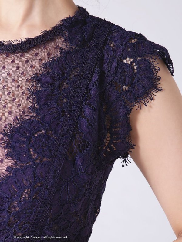 画像23: 【Andy ANDY Fashion Press 13 COLLECTION 02】レース切り替え/ ペプラム/ ノースリーブ/ タイト/ ミニドレス/ キャバドレス[OF05]