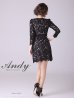 画像12: 【Andy ANDY Fashion Press 14 COLLECTION 03】 フラワーレース / ウエストリボン/ 長袖/ 袖あり/ Aライン/ ミニドレス/ キャバドレス[OF05]