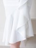 画像16: 【Andy ANDY Fashion Press 14 COLLECTION 10】ワンカラー/ バストシアー/ マーメイド/ オフショル/ ウエストリボン/ フリル/ アシメ/ ミディアム/ キャバドレス[OF05]