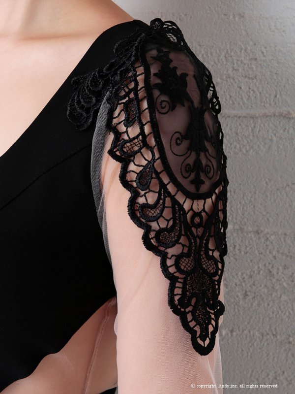 画像6: 【ANDY Fashion Press vol.15 掲載商品】シアー/ 長袖/ 袖あり/ カットアウト/ シアー/ タイト/ ミニドレス/ キャバドレス[OF05]