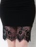 ブラック モデル：青田夏奈　身長：163cm　着用サイズ：Sサイズ
