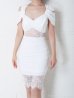 ホワイト モデル：青田夏奈　身長：163cm　着用サイズ：Sサイズ