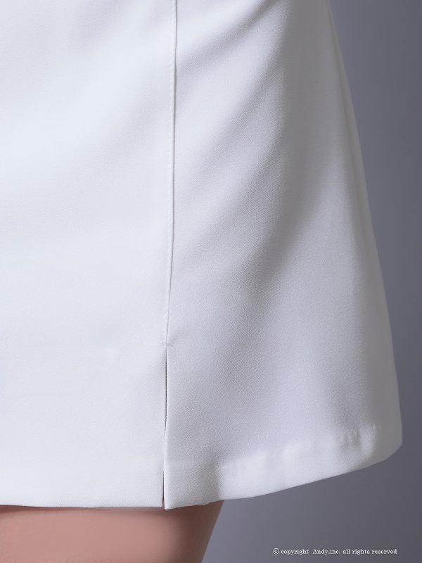 画像9: XSサイズあり【ANDY/アンディ】ビジューリボン/ ホルターネック/ レース/ 切替/ ストレッチ/ フレア/ ミニドレス/ キャバドレス[OF05]