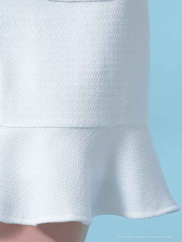 画像5: XSサイズあり【ANDY/アンディ】パイピング/ ビジューボタン/ デザインポケット/ 半袖/ 袖あり/ マーメイド/ ミニドレス/ キャバドレス[OF05]