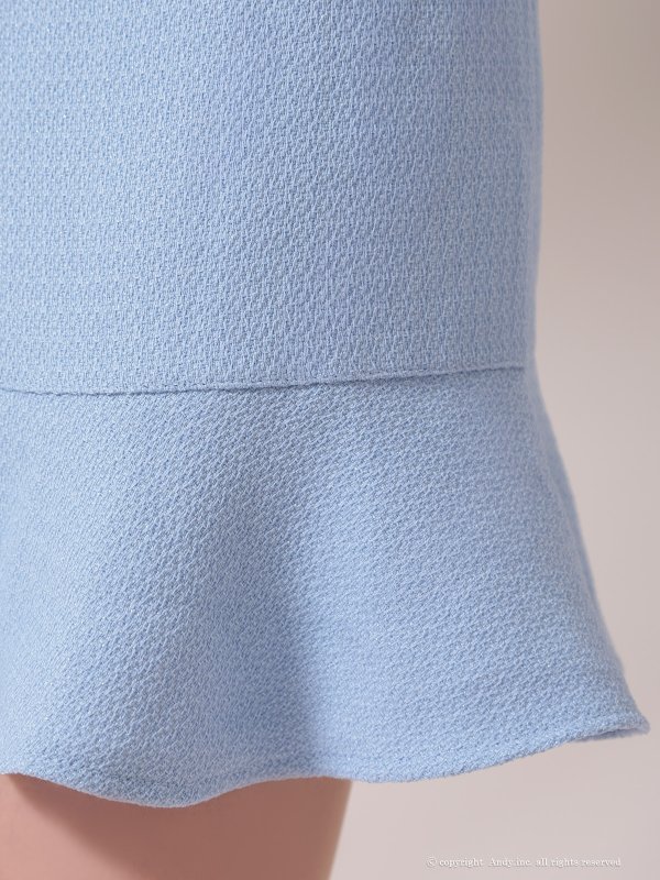 画像20: XSサイズあり【ANDY/アンディ】パイピング/ ビジューボタン/ デザインポケット/ 半袖/ 袖あり/ マーメイド/ ミニドレス/ キャバドレス[OF05]