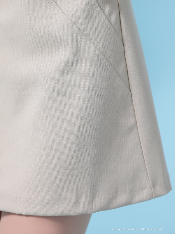 画像16: XSサイズあり【ANDY/アンディ】ベルトショルダー/ サイドスピンドル/ ノースリーブ/ フレア/ ミニドレス/ キャバドレス[OF05]