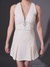 画像12: XSサイズあり【ANDY/アンディ】シンプル/ ワンカラー/ ノースリーブ/ ビジューライン/ バストシアー/ フレア/ Aライン/ ミニドレス/ キャバドレス[OF05] (12)