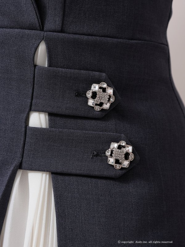 グレー　モデル：あみ　身長：163cm　着用サイズ：Sサイズ