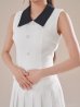 ホワイト モデル：七瀬みほ　身長：162cm　着用サイズ：Sサイズ