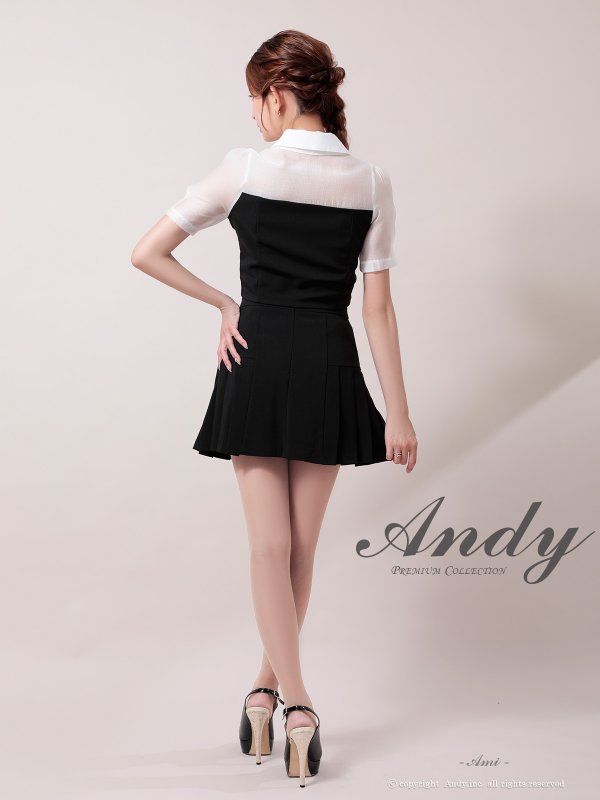 ブラック モデル：あみ　身長：163cm　着用サイズ：Sサイズ