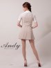 ベージュ モデル：あみ　身長：163cm　着用サイズ：Sサイズ
