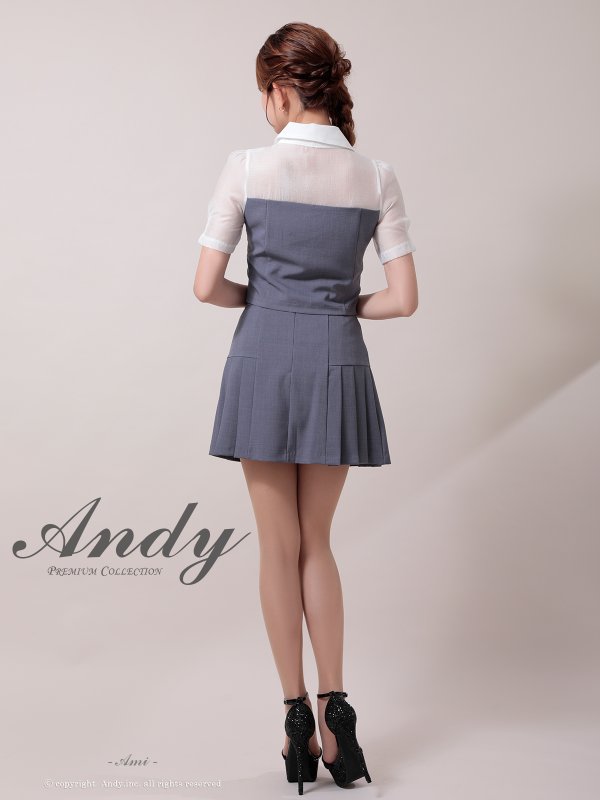 グレー モデル：あみ　身長：163cm　着用サイズ：Sサイズ