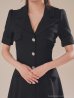 ブラック　モデル：七瀬みほ　身長：162cm　着用サイズ：Sサイズ