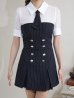 ネイビー モデル：あみ　身長：163cm　着用サイズ：Sサイズ