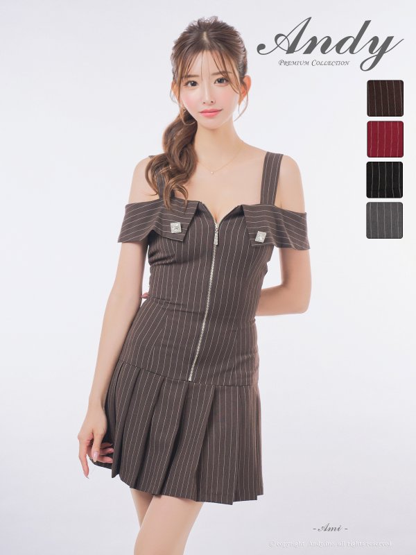 ブラウン モデル：あみ　身長：163cm　着用サイズ：Sサイズ