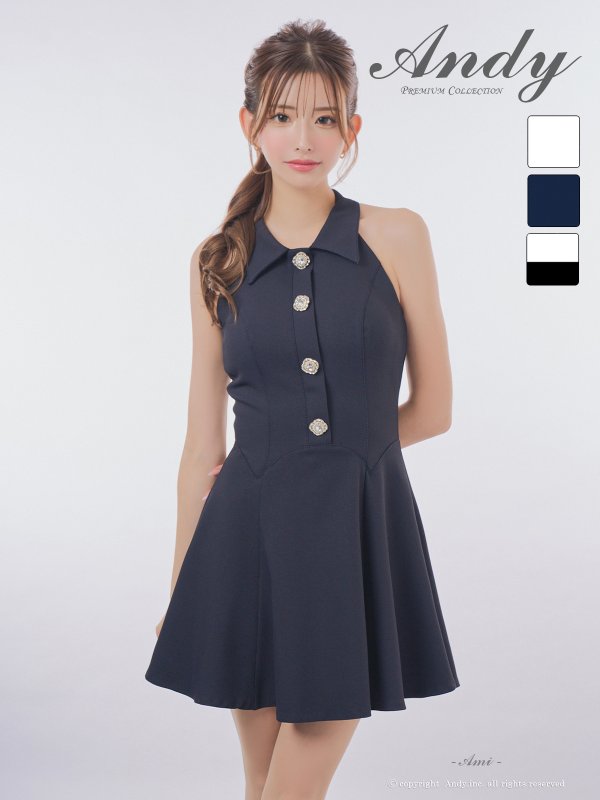 ネイビー　モデル：あみ　身長：163cm　着用サイズ：Sサイズ