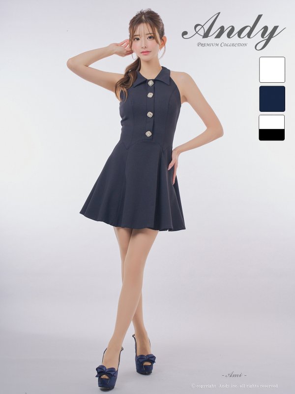 ネイビー　モデル：あみ　身長：163cm　着用サイズ：Sサイズ