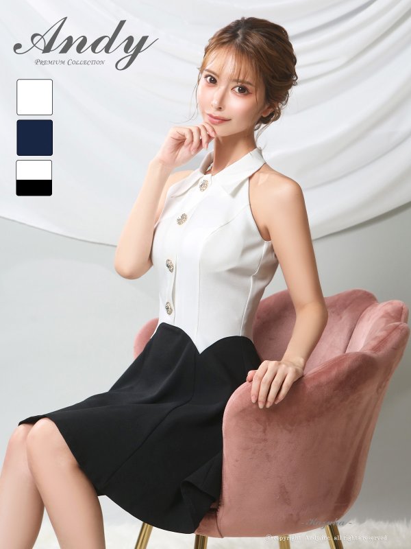 ホワイト×ブラック　 モデル：かずは　着用サイズ：Sサイズ