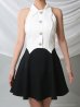 ホワイト×ブラック　 モデル：かずは　着用サイズ：Sサイズ