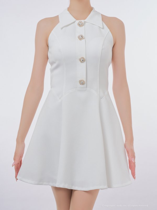 ホワイト　モデル：あみ　身長：163cm　着用サイズ：Sサイズ