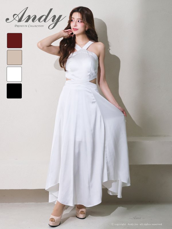 ホワイト　モデル：あみ　身長：163cm　着用サイズ：Sサイズ